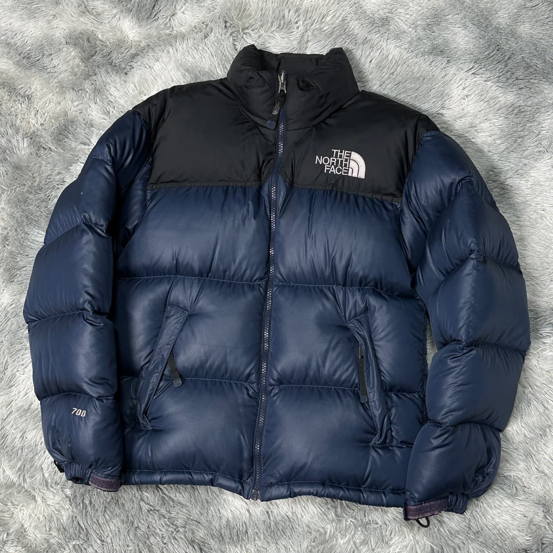 노스페이스 700 눕시 다크네이비 숏패딩 xs 상품이미지1