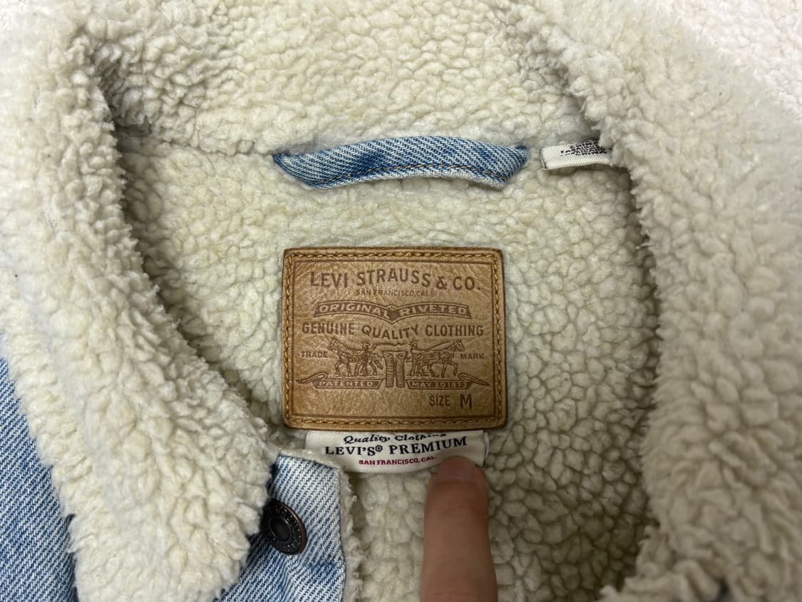 리바이스 쉐르파 트러커자켓 여성 M 상품이미지3