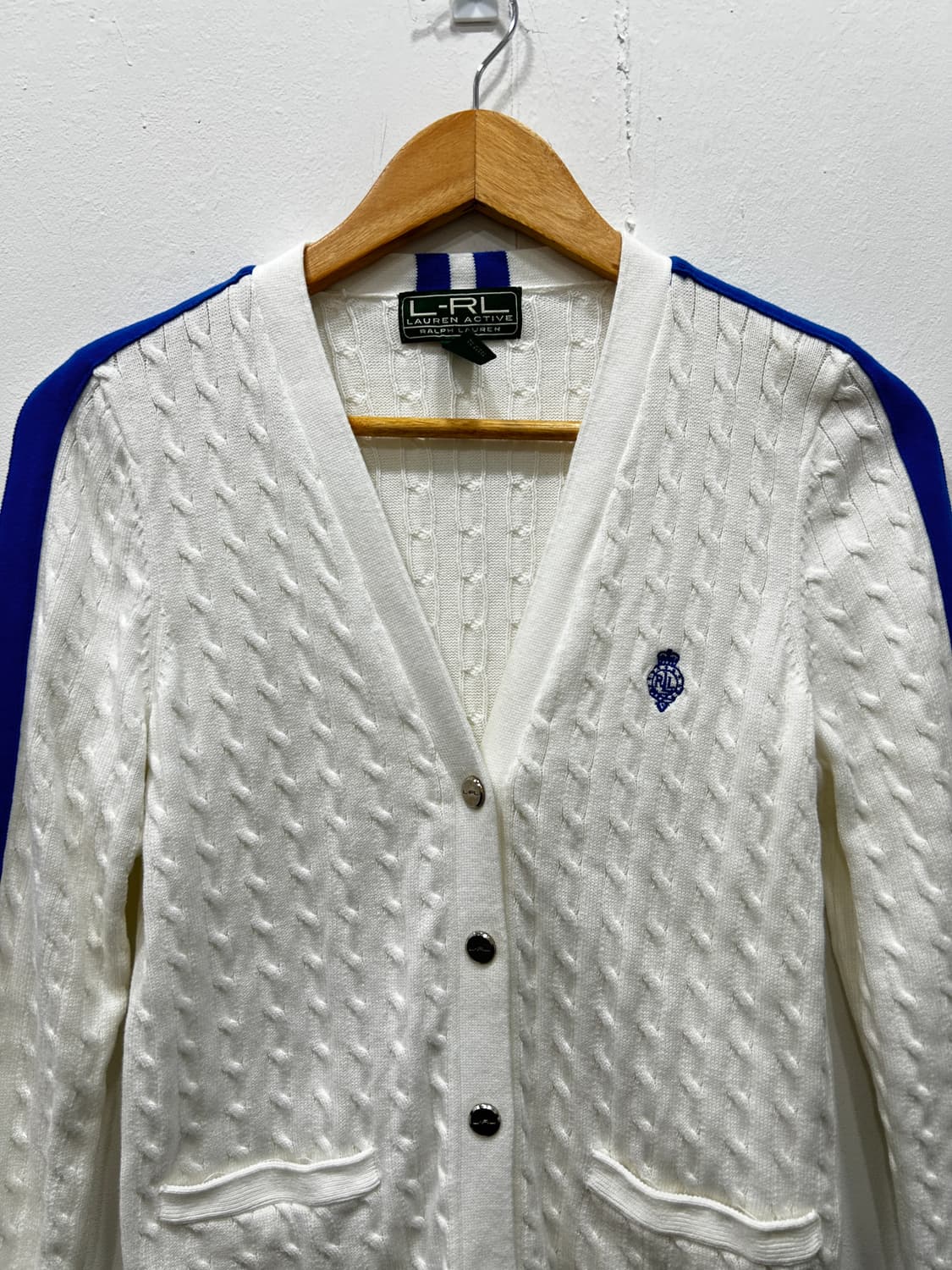 LRL 로렌랄프로렌 액티브 케이블 니트 가디건 여성 S (새상품급) 상품이미지3