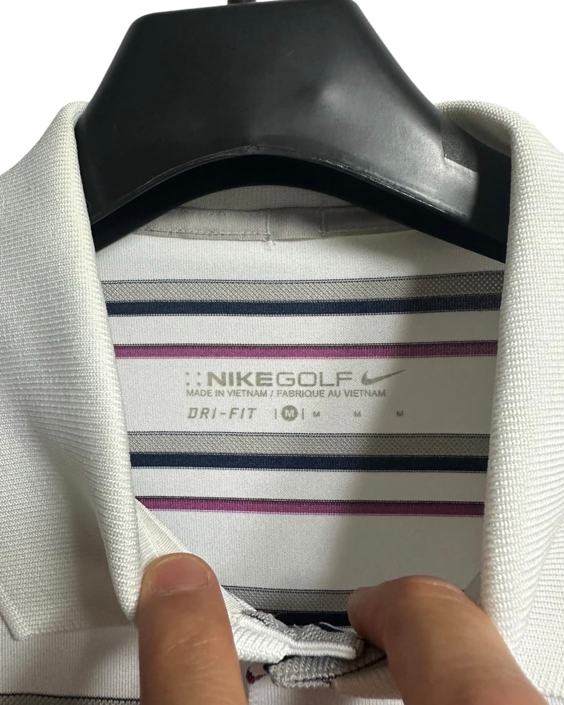 나이키(nike) 나이키골프 드라이핏 스트라이프 카라티셔츠 US M 상품이미지8