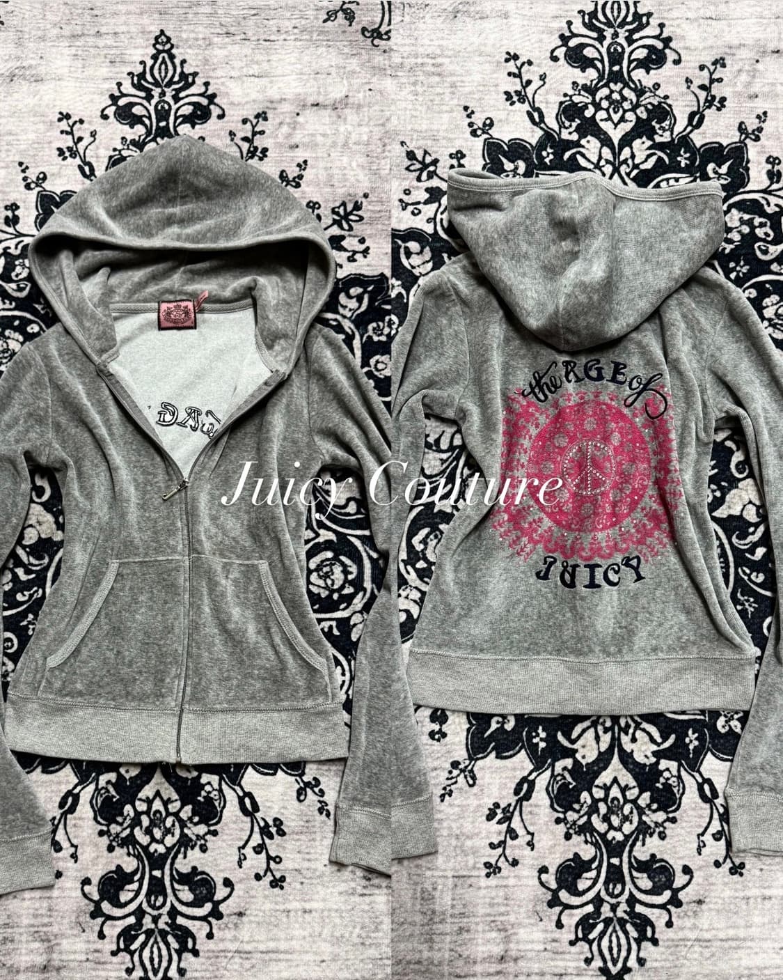Juicy Couture velvet hoodie 상품이미지1