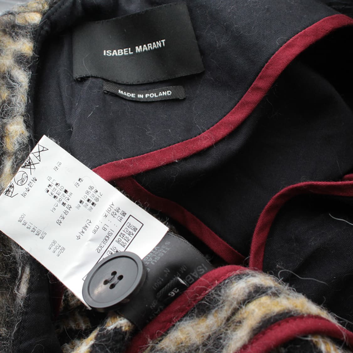 이자벨마랑 레오파드 패턴 울앙고라 혼방 자켓 66 상품이미지3