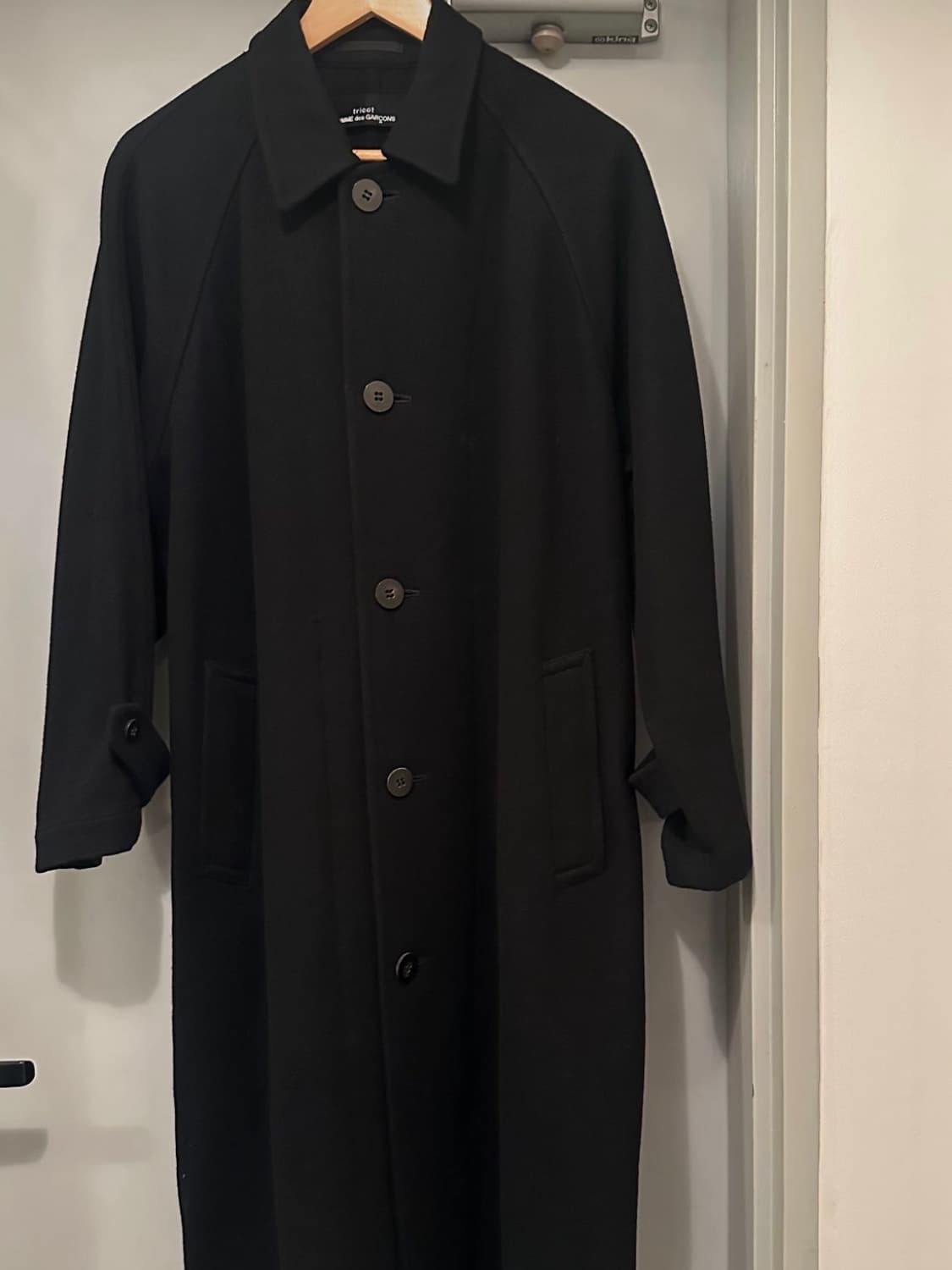 꼼데가르송 트리콧 발마칸 코트 상품이미지1