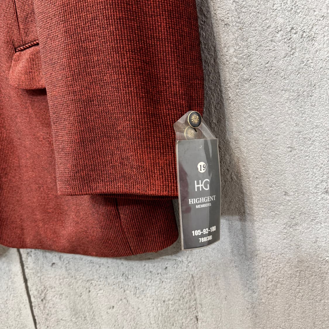 하이젠트 버건디 블레이저 자켓 (XL)  상품이미지3
