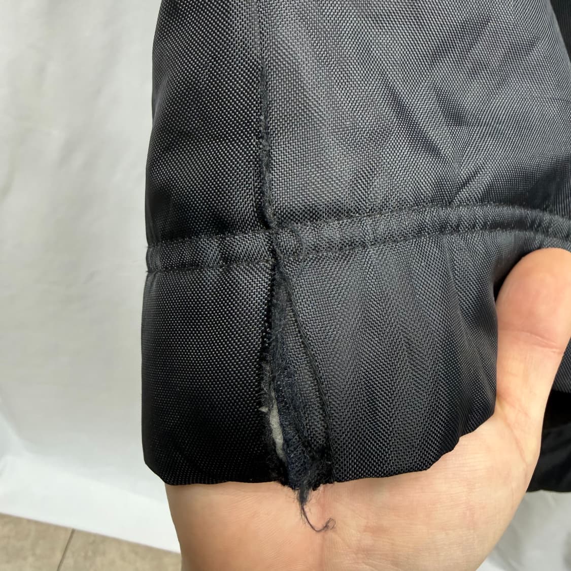 (L) 챔피온 올드스쿨 백로고 양털 돕바 블랙 상품이미지6