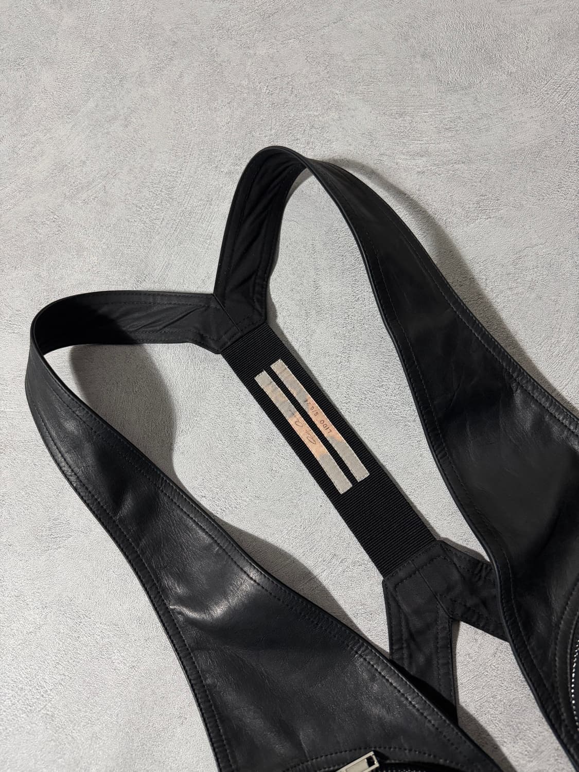 24SS 릭오웬스 바우하우스 레더 베스트  상품이미지3