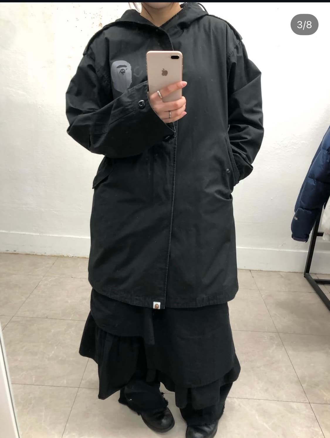 베이프 야상 모즈 파카, 코트 상품이미지4