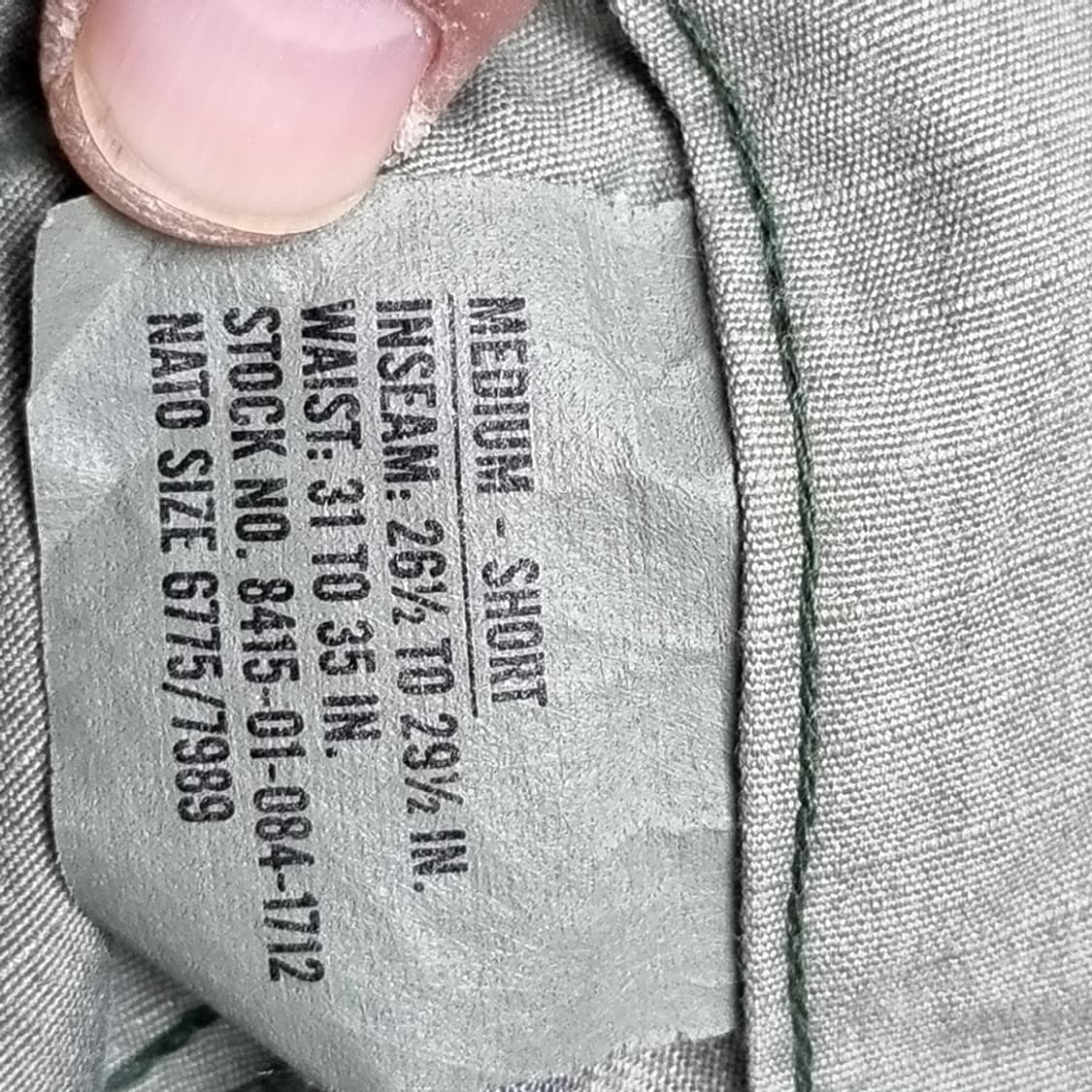 미군 밀리터리 오리지널 카고 바지 우드랜드 패턴(ms) 상품이미지3