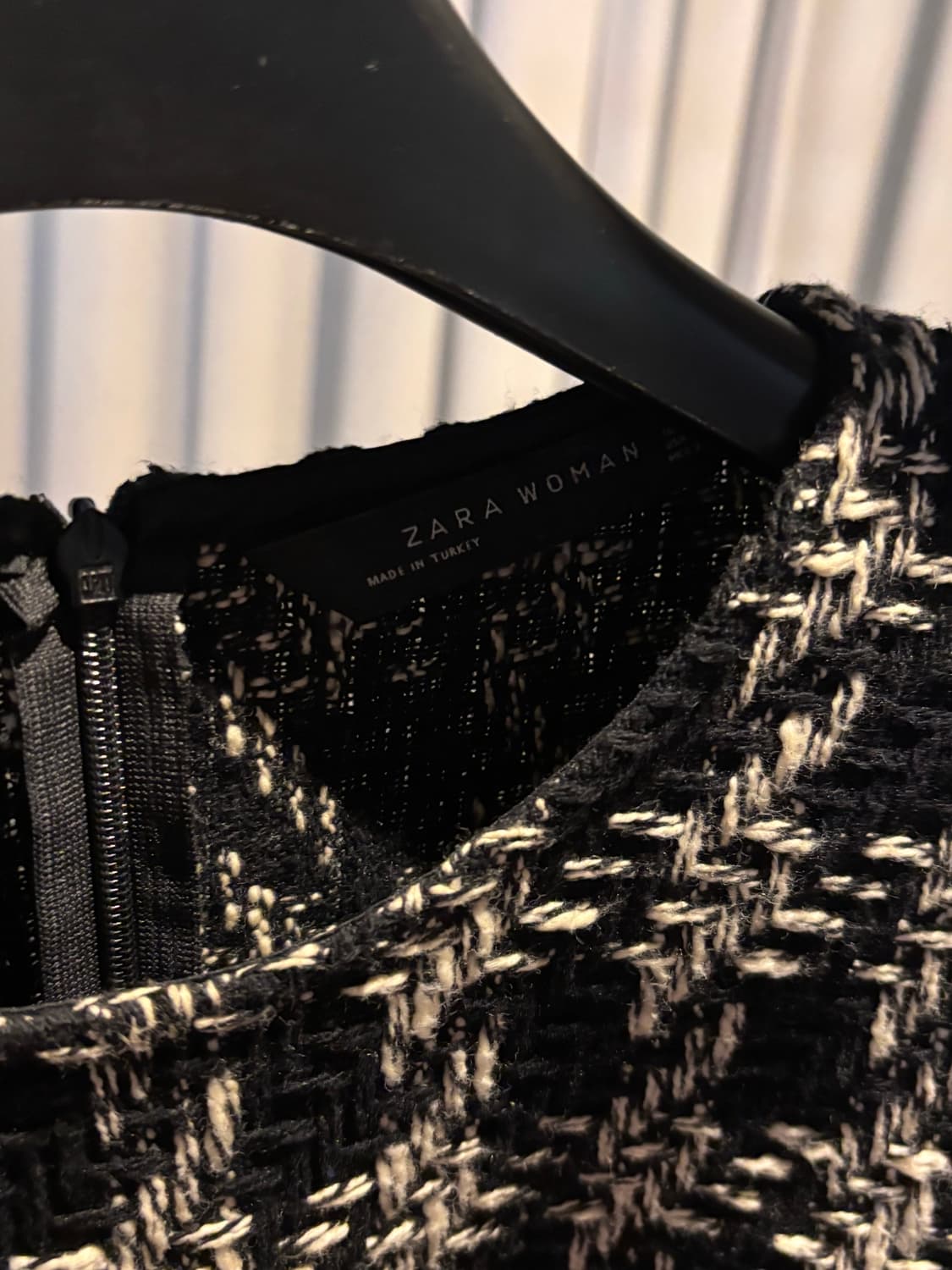 자라 zara 반팔 트위드 상품이미지3