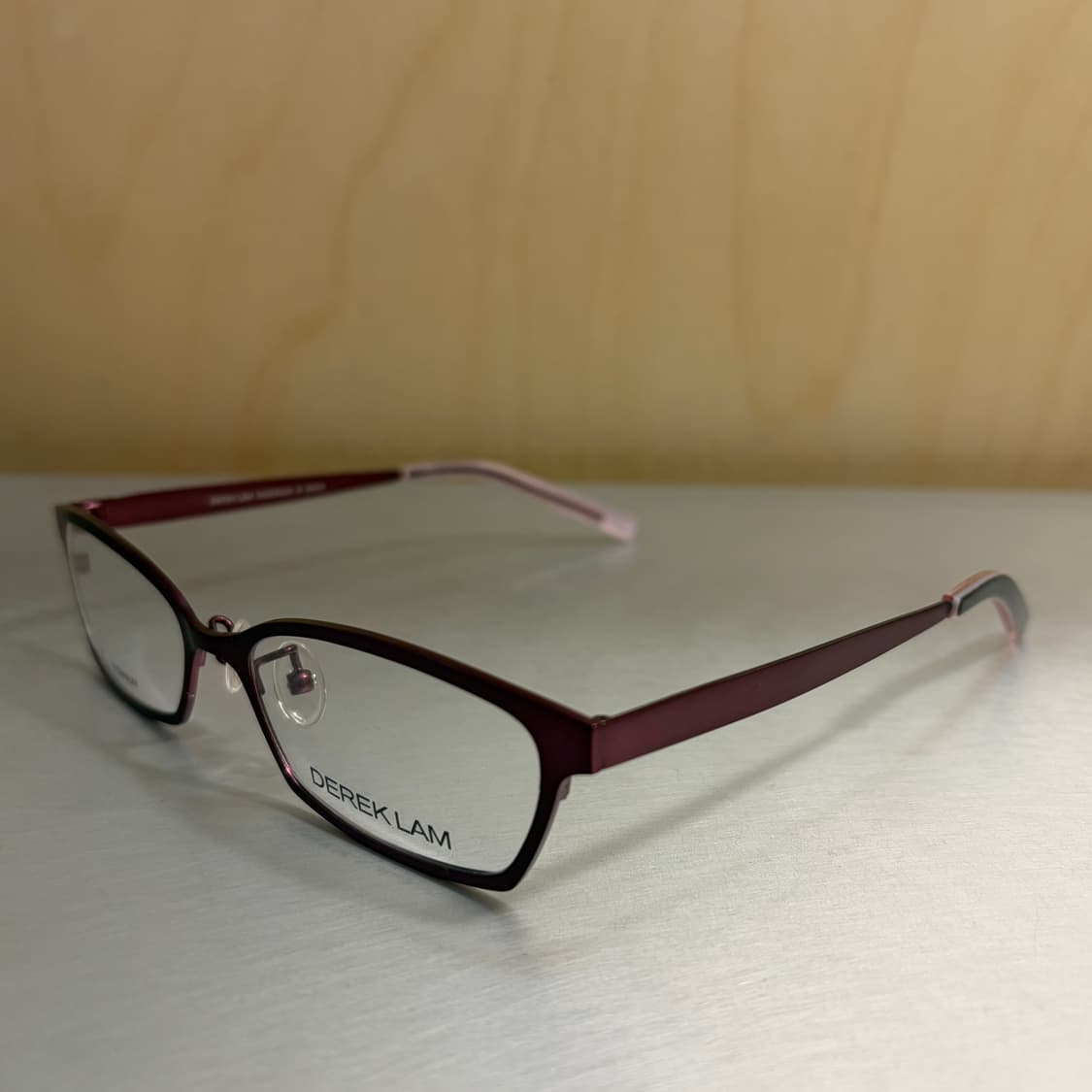 레이벤 RB 6036-V 2517 와인 반무테 메탈 안경테 상품이미지3