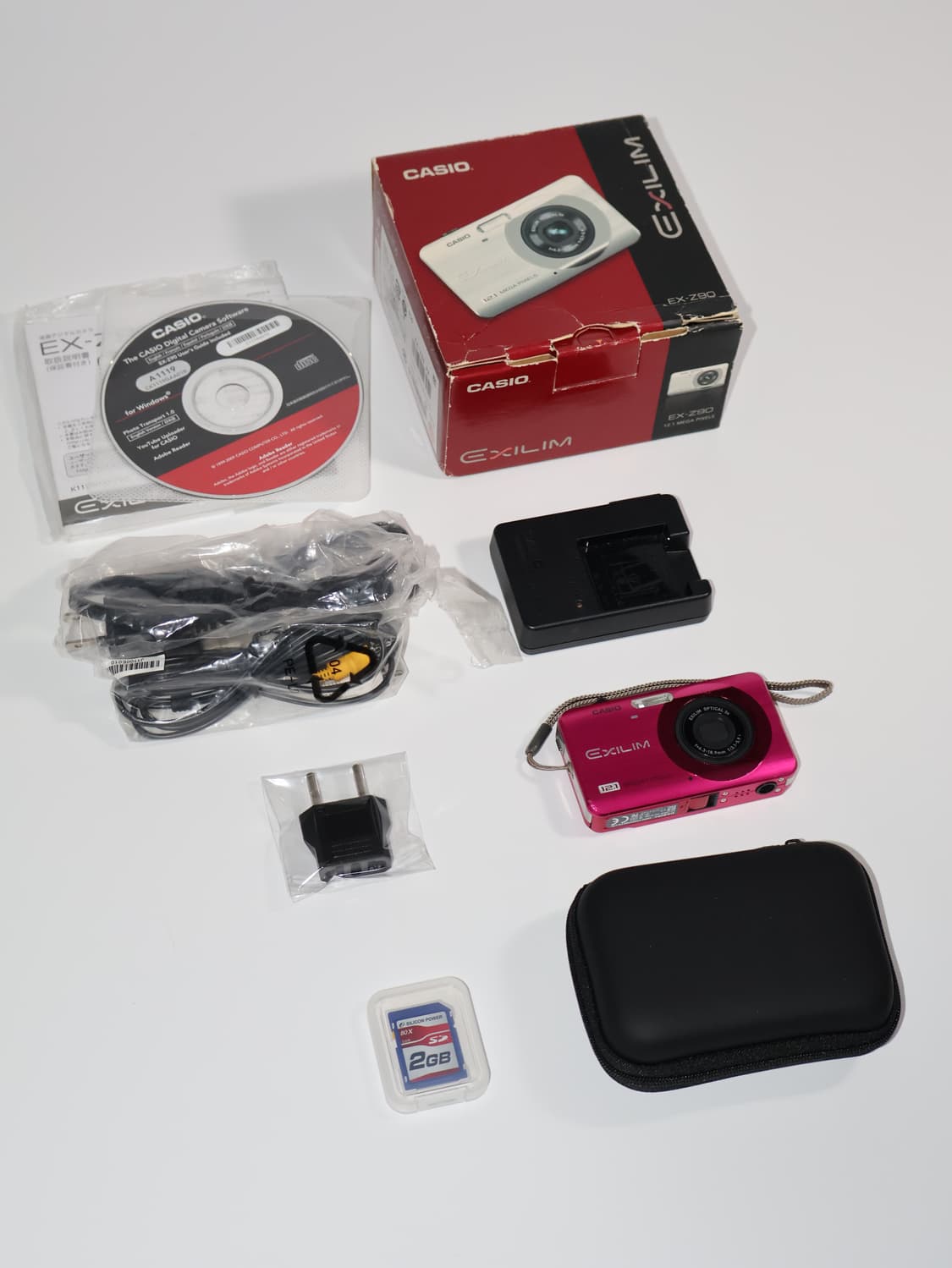 [풀박스] Casio Exilim Z90 Pink 디카 상품이미지2