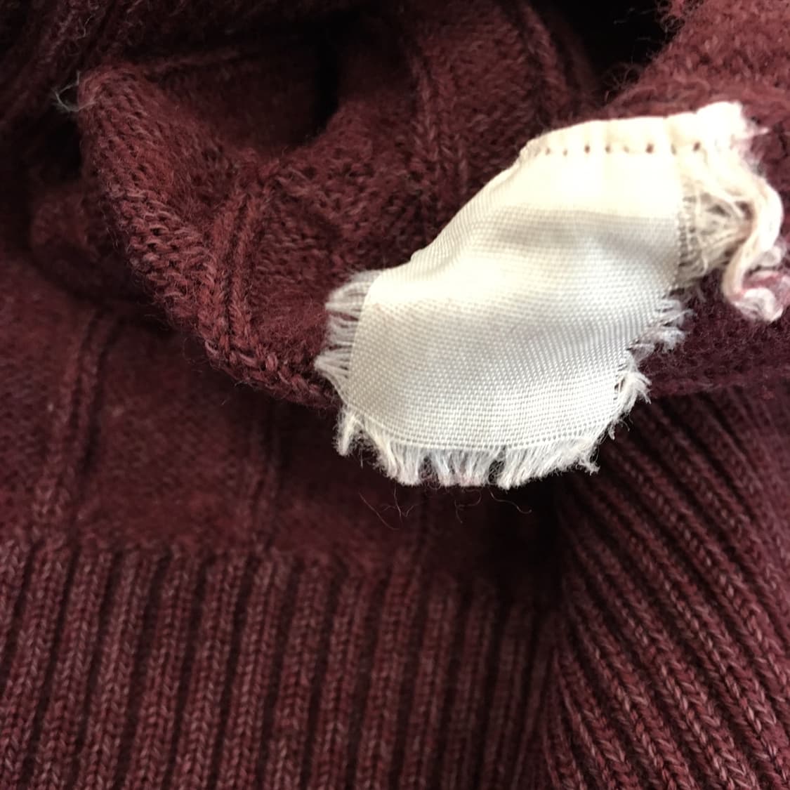 빈폴 자수로고 케이블 울 니트 100  상품이미지6