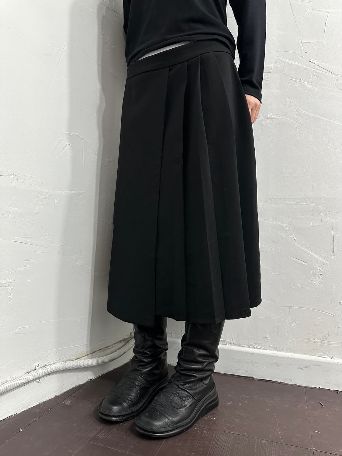 pleats detail midi skirt 상품이미지2