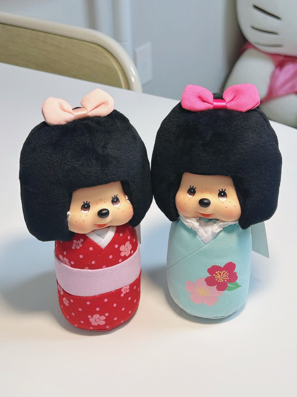 [무배/세트할인] 고전 코케시 기모노 몬치치• 일본 전통인형 상품이미지6
