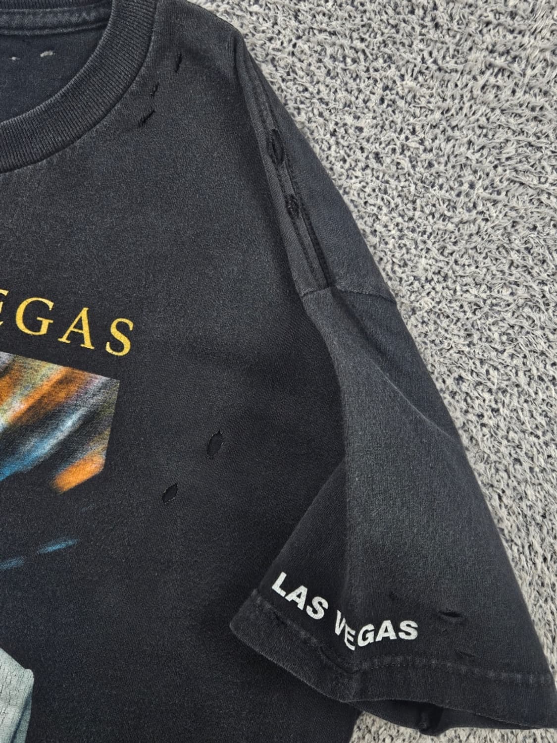 00's 엘비스 프레슬리 라이브 인 베가스 반팔 티셔츠 (L)/11438 상품이미지8