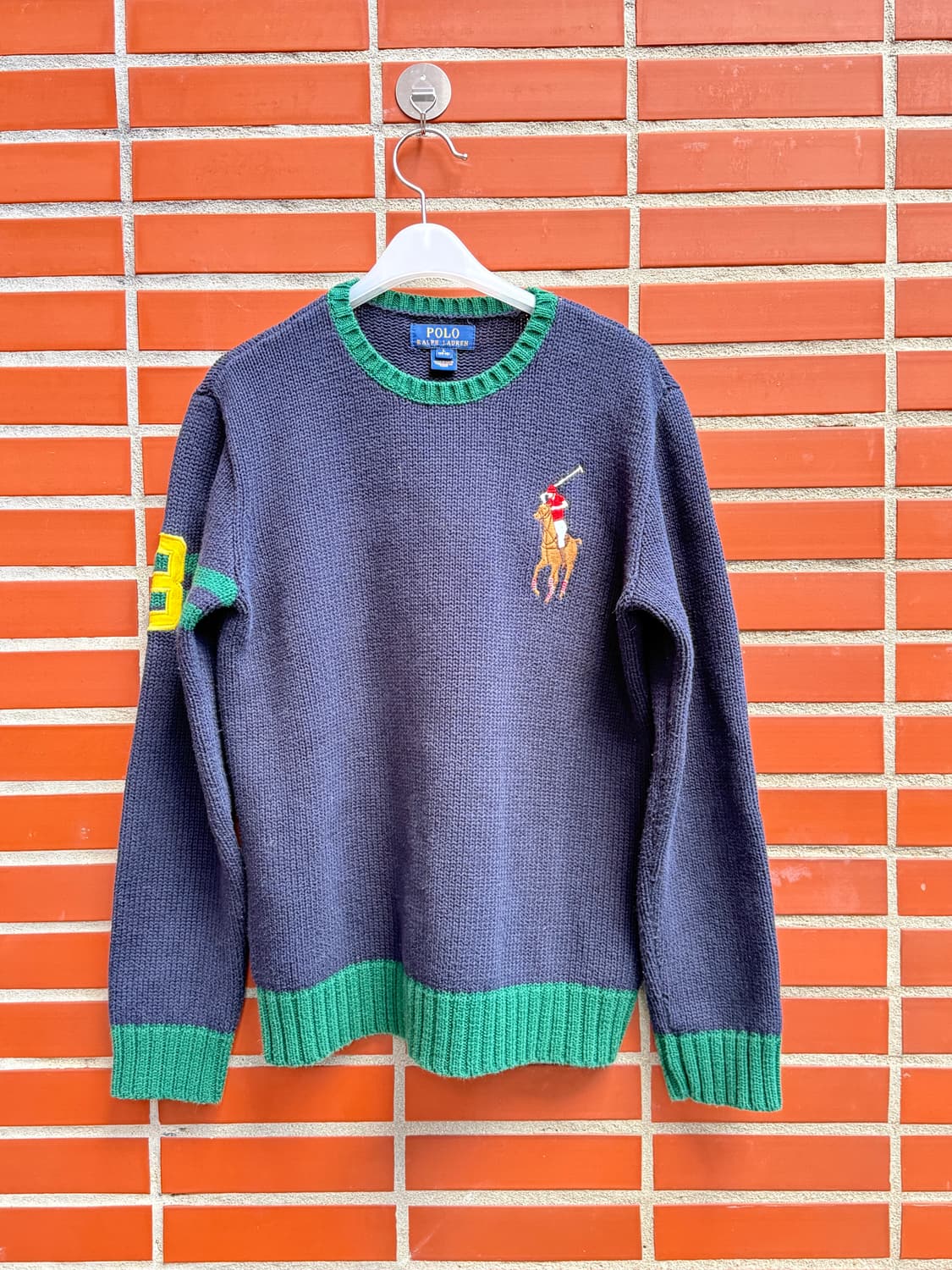 폴로 랄프로렌 네이비 니트 스웨터 상품이미지1