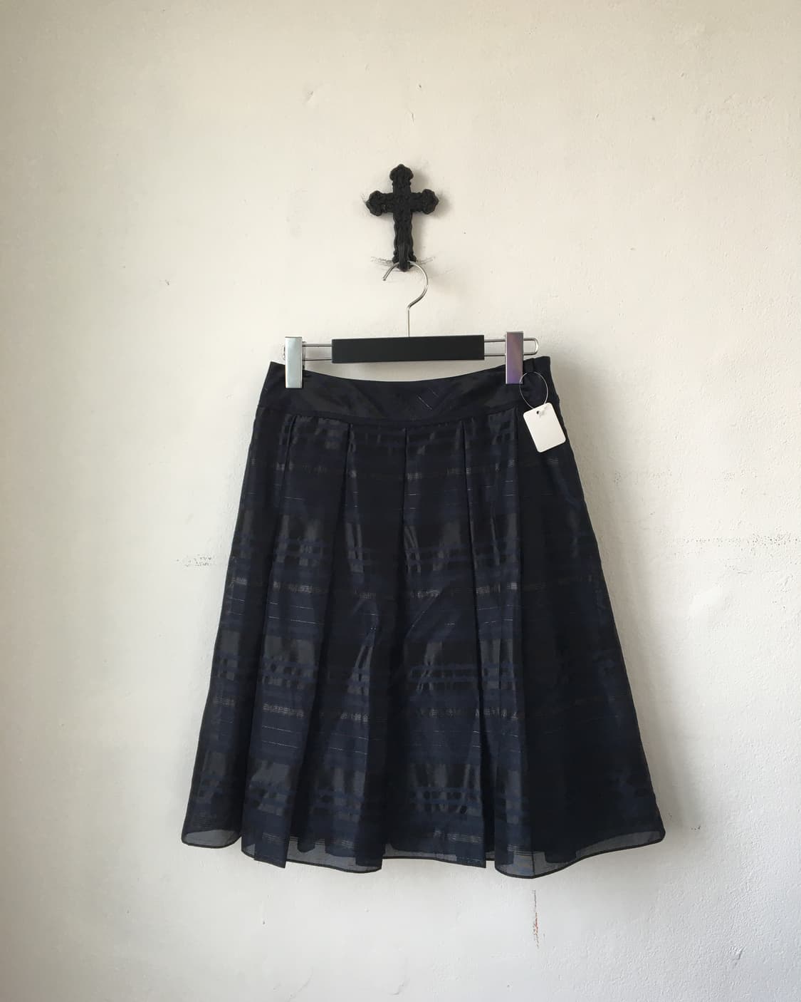 Glitter stripe  pattern skirt 상품이미지1