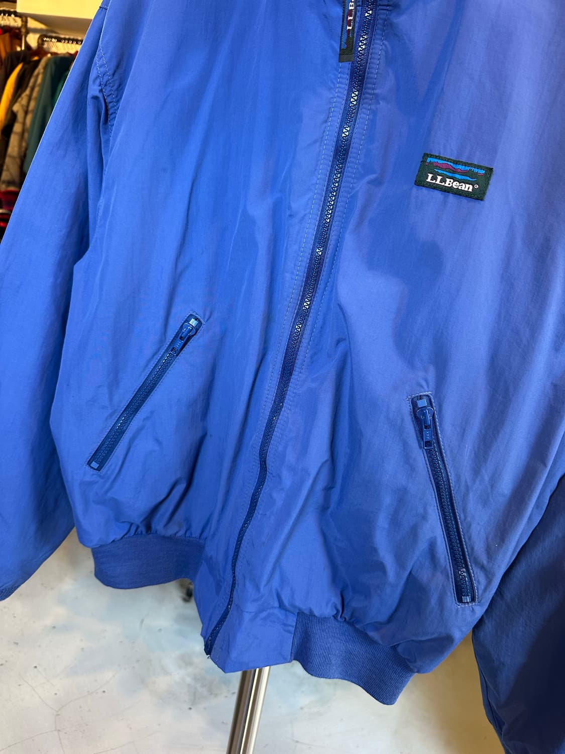 90s 엘엘빈 후리스 라이닝 쓰리 시즌 트랙 윔업 자켓 상품이미지4