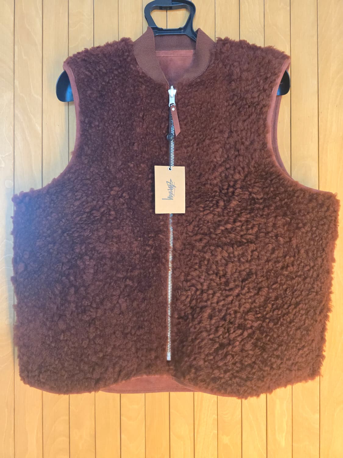 스투시 양면 리얼 레더 베스트  상품이미지6