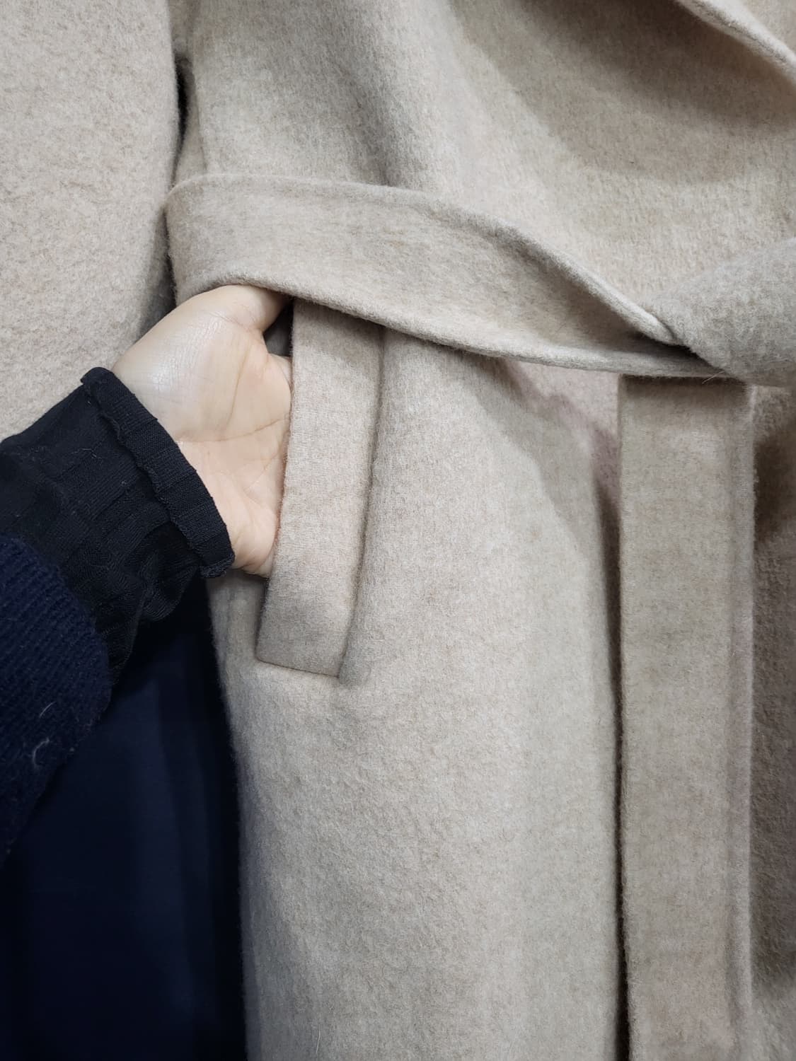 지컷 (모.낙타)핸드메이드 카라코트 상품이미지3