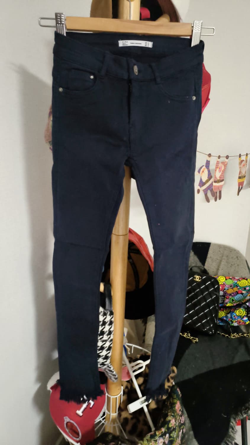 자라 블랙 스키니 팬츠 상품이미지1