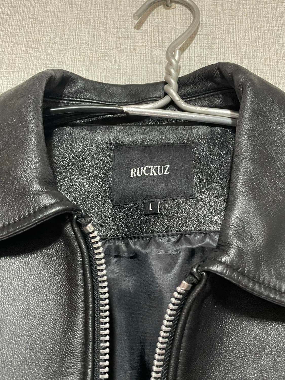 러커즈 싱글라이더 투웨이 양가죽 자켓 L 상품이미지4