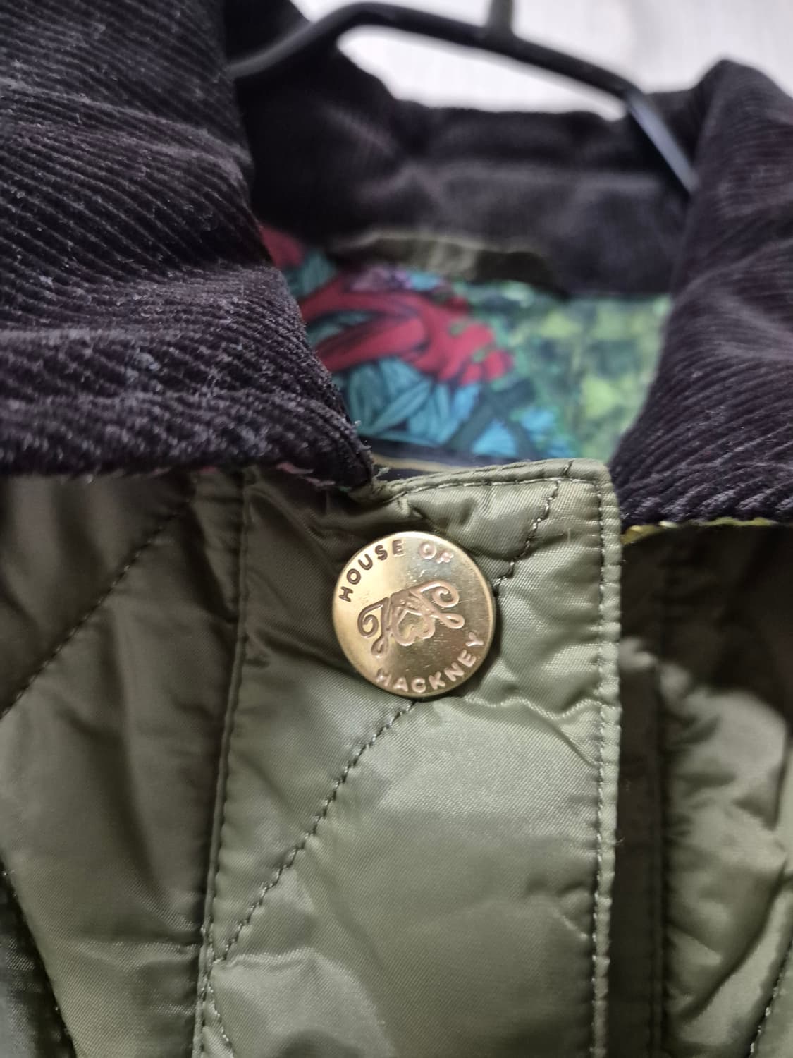 (정품) 바버 x 하우스 오프 해니크 혹스턴 퀄팅자켓 퀄팅코트 패딩 38 상품이미지9