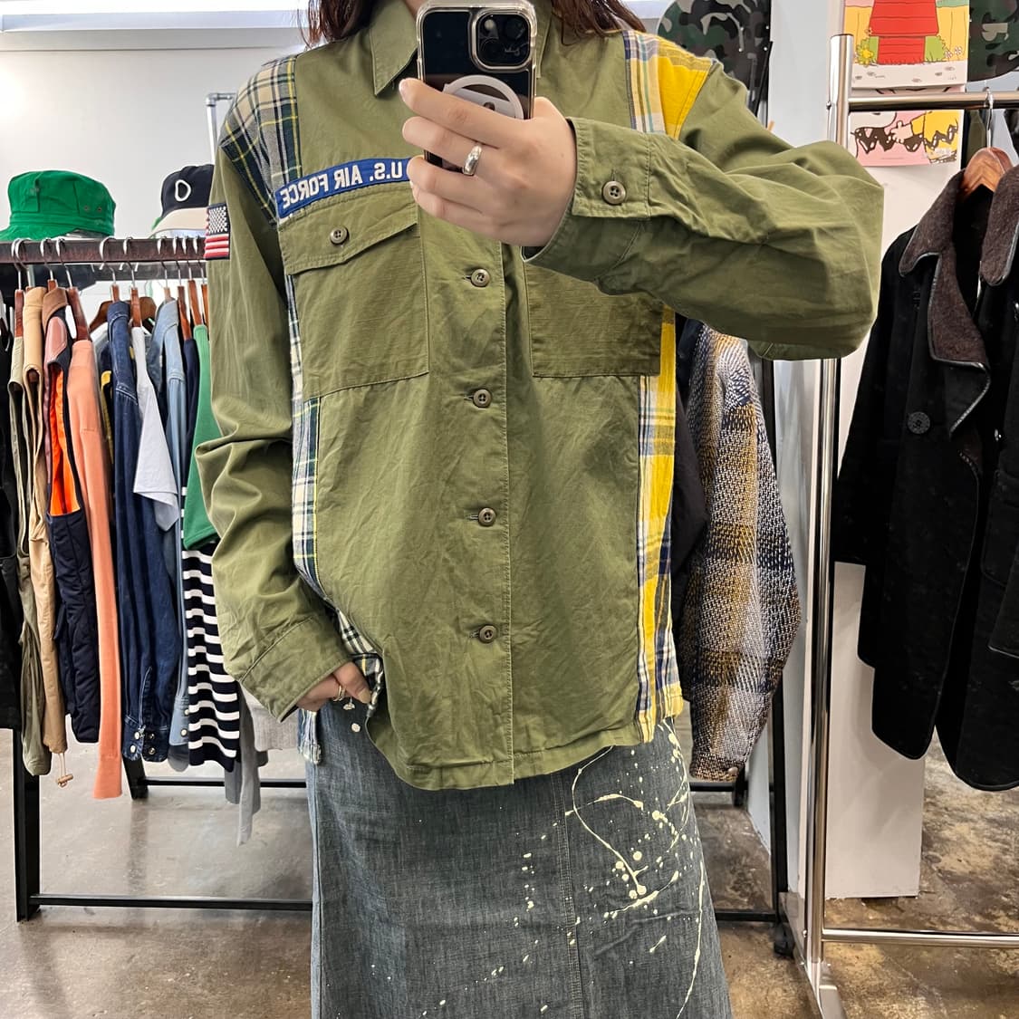 AVIREX JAPAN 면자켓 (XL) 상품이미지2