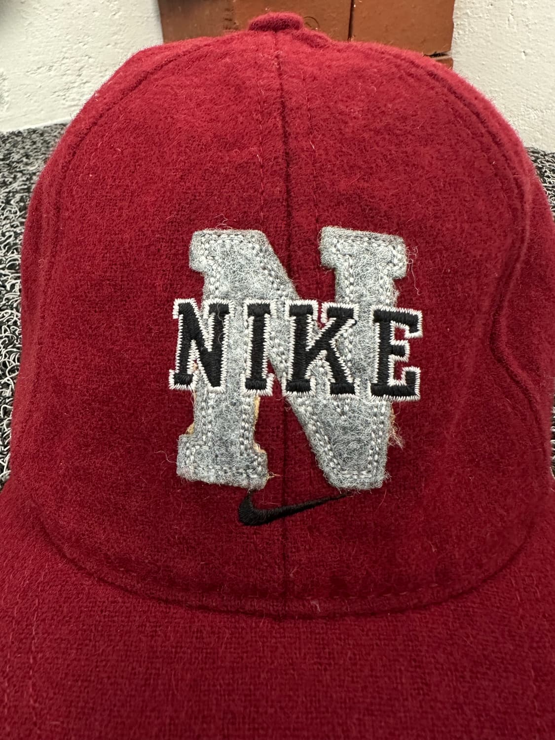 나이키 볼캡 버건디 모자 상품이미지4