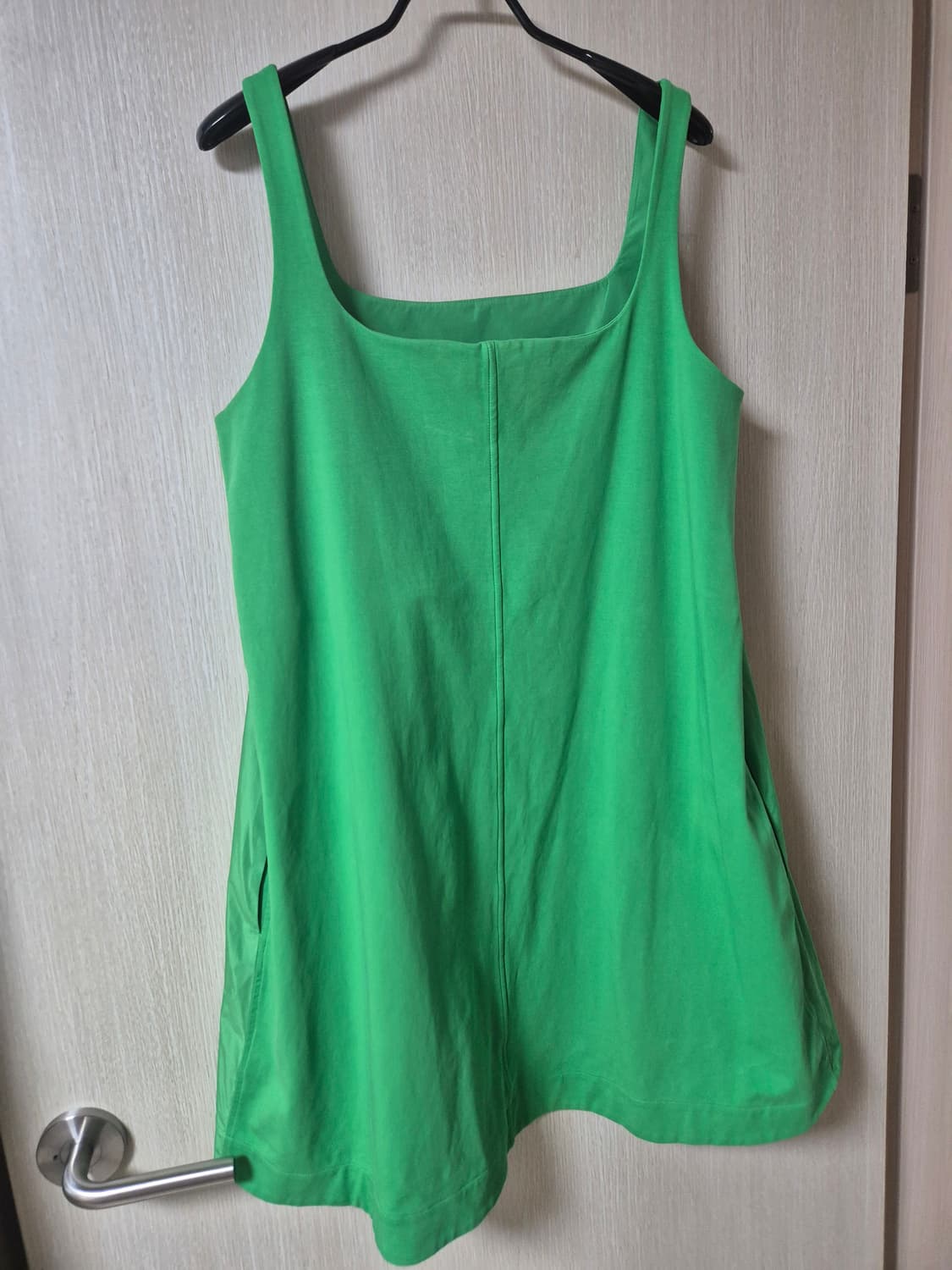 cos 코스 콘트라스트 패널 미니 드레스 그린 라지 (23년) 상품이미지7