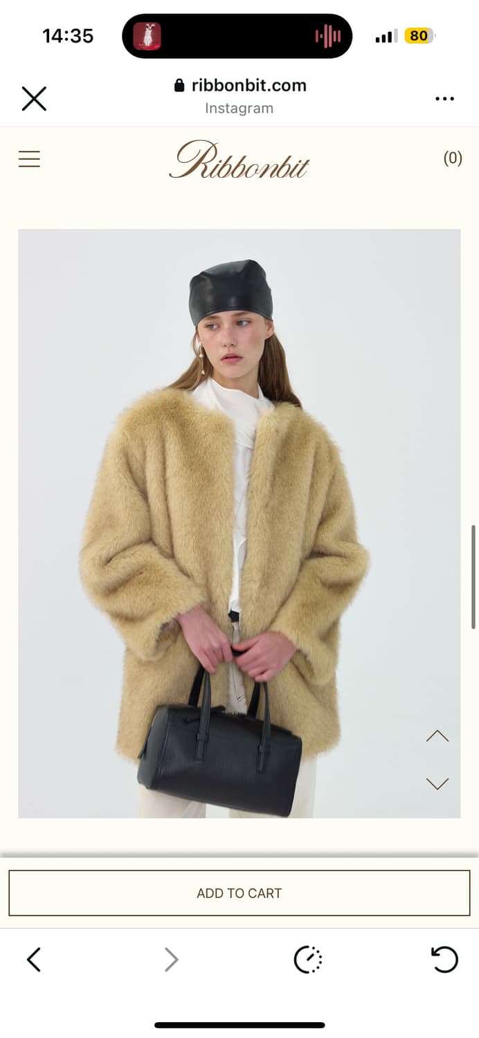 리본빛 퍼 구해요 상품이미지1