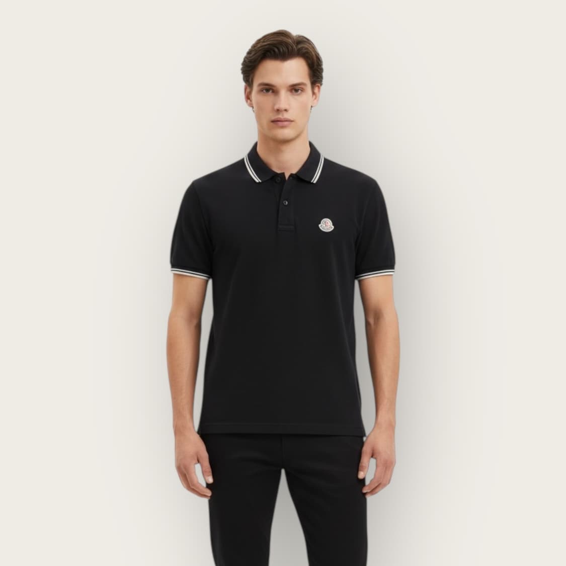L/ 몽클레어 클래식 로고 폴로 반팔 상품이미지1