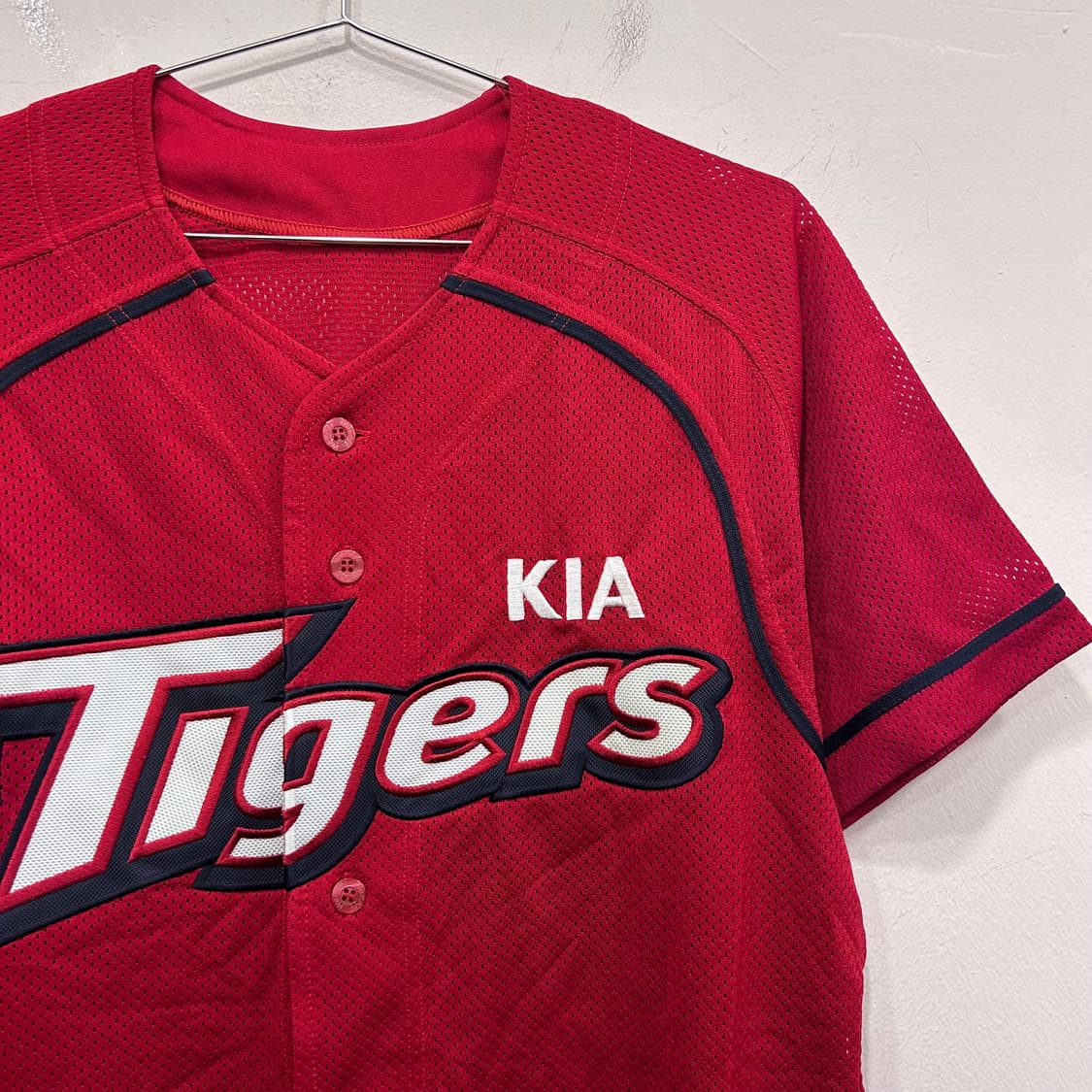 기아타이거즈 자수로고 매쉬 베이스볼 저지 상품이미지1