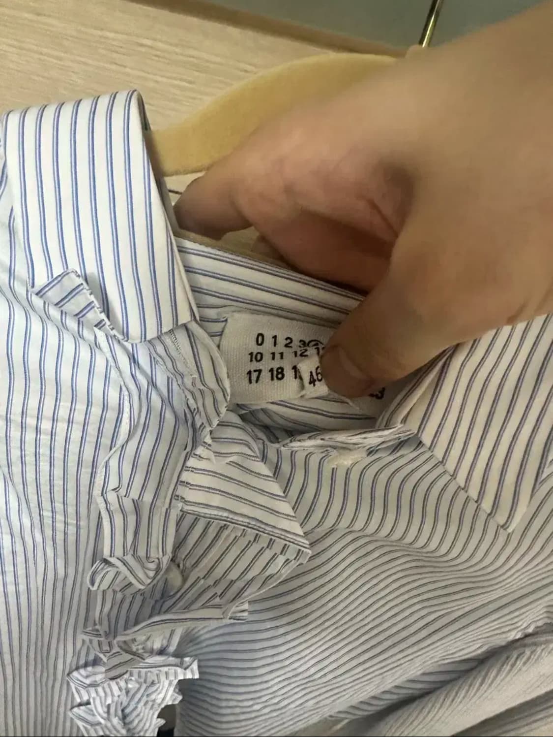 마르지엘라 프릴 셔츠 상품이미지2