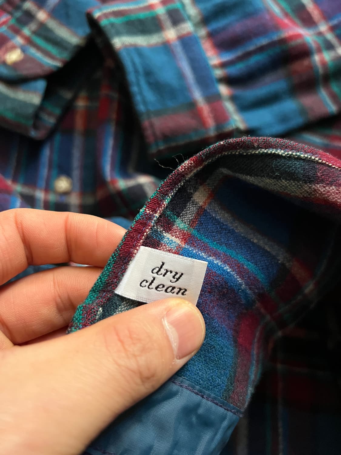 [L]펜들턴 Made in USA 퓨어 버진 울 타탄체크 셔츠 상품이미지5