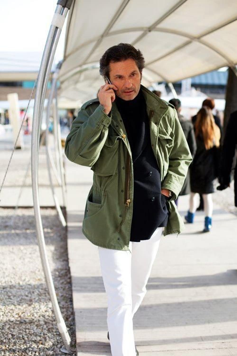 미군 오리지널 m65 필드자켓 3세대 미디움숏 '75년 생산 상품이미지10