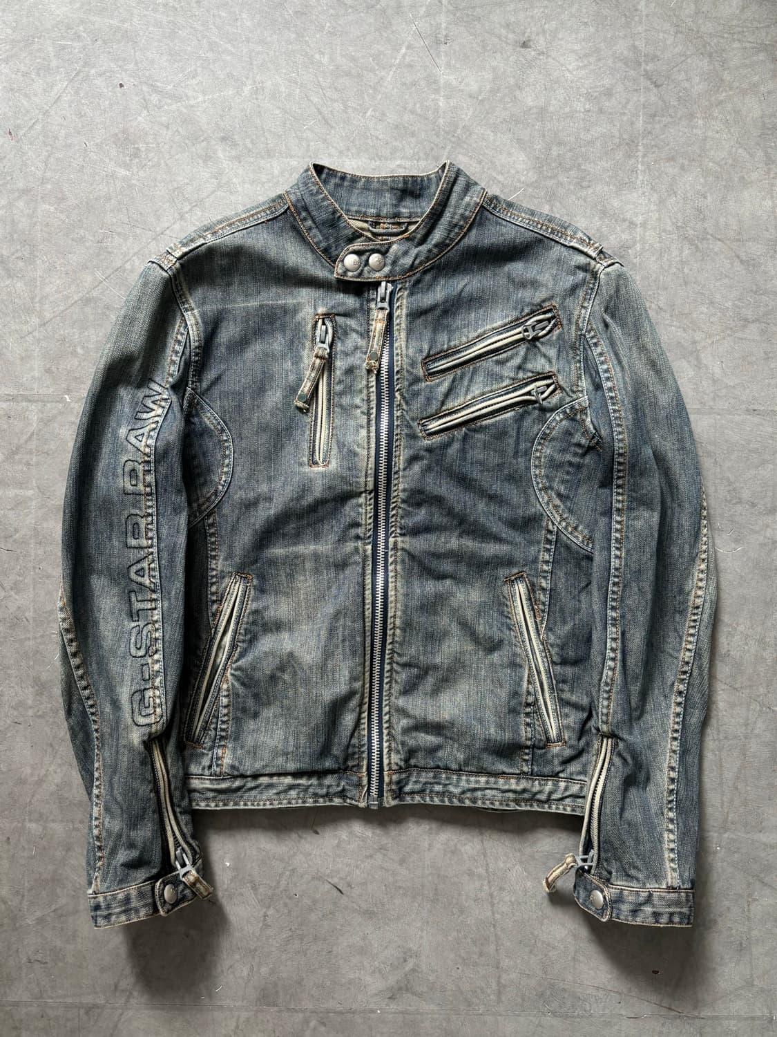 G-Star RAW 지스타 로우 데님 바이커 자켓 상품이미지1