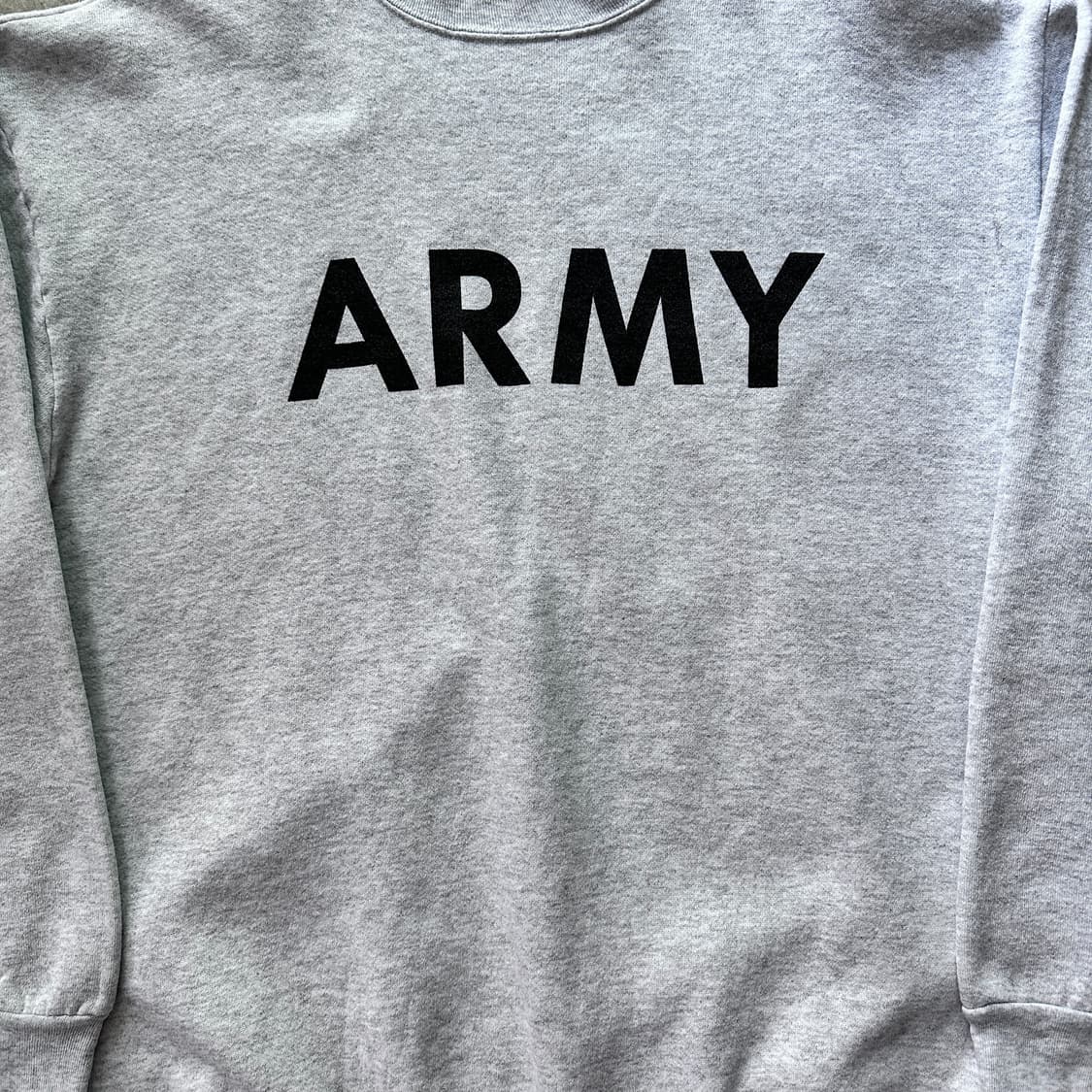 00s 오리지널 미군 ARMY 스웻셔츠 그레이 L 상품이미지2