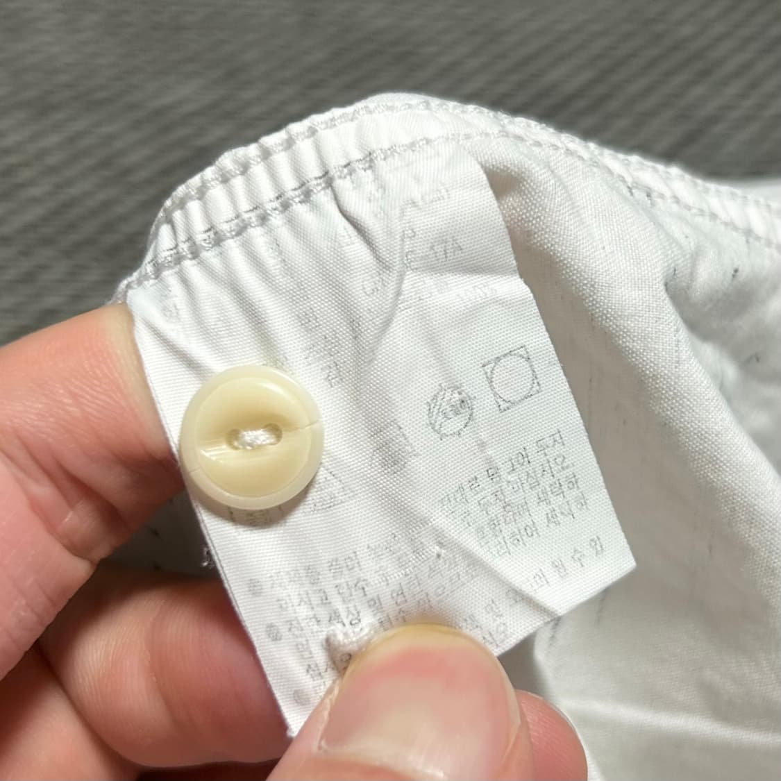 [L] Lacoste 라코스테 스탠드 라운드 카라 코튼 셔츠 상품이미지6
