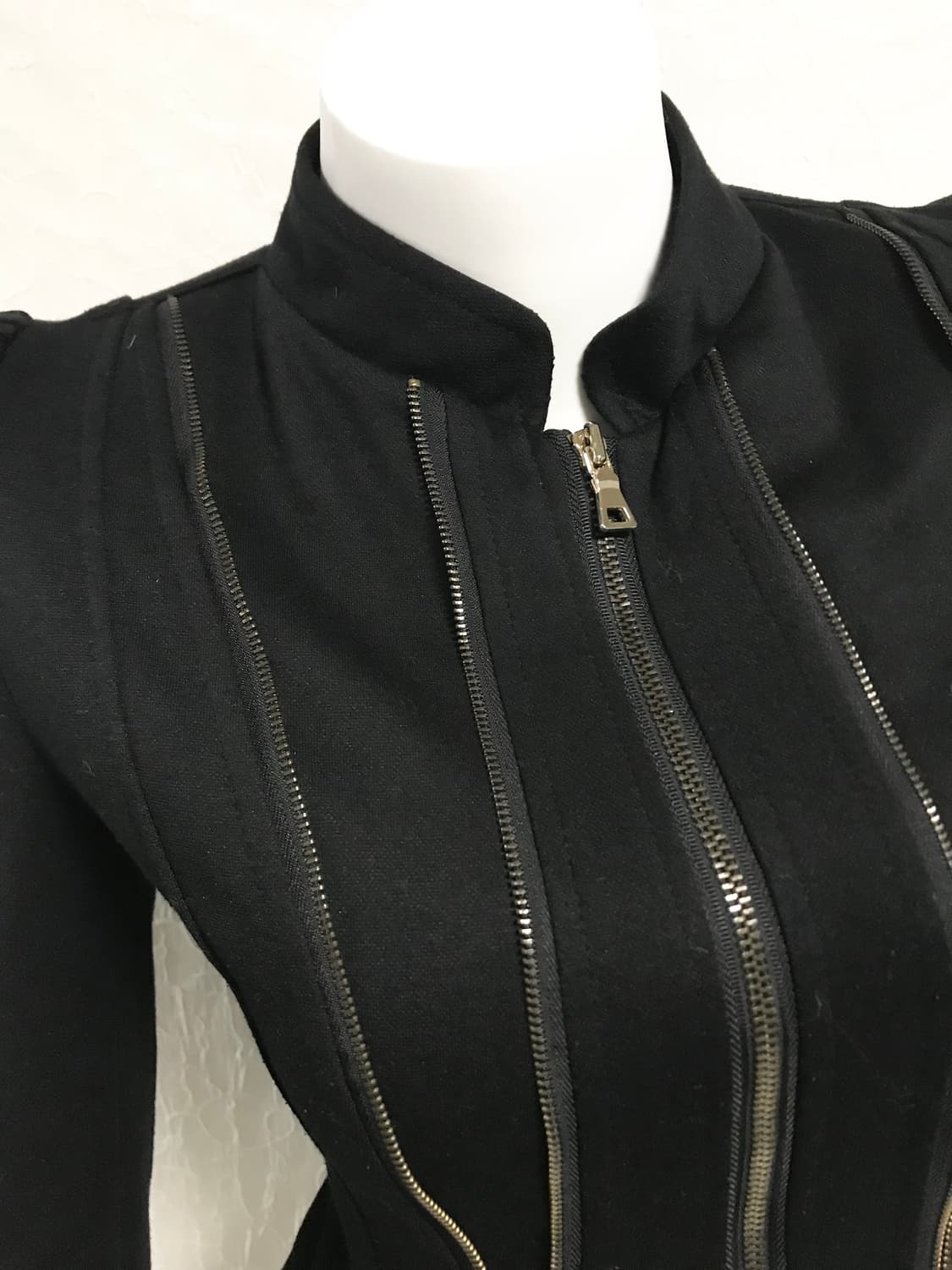 빈티지 펑크 고딕 지퍼 디테일 집업 자켓 상품이미지4