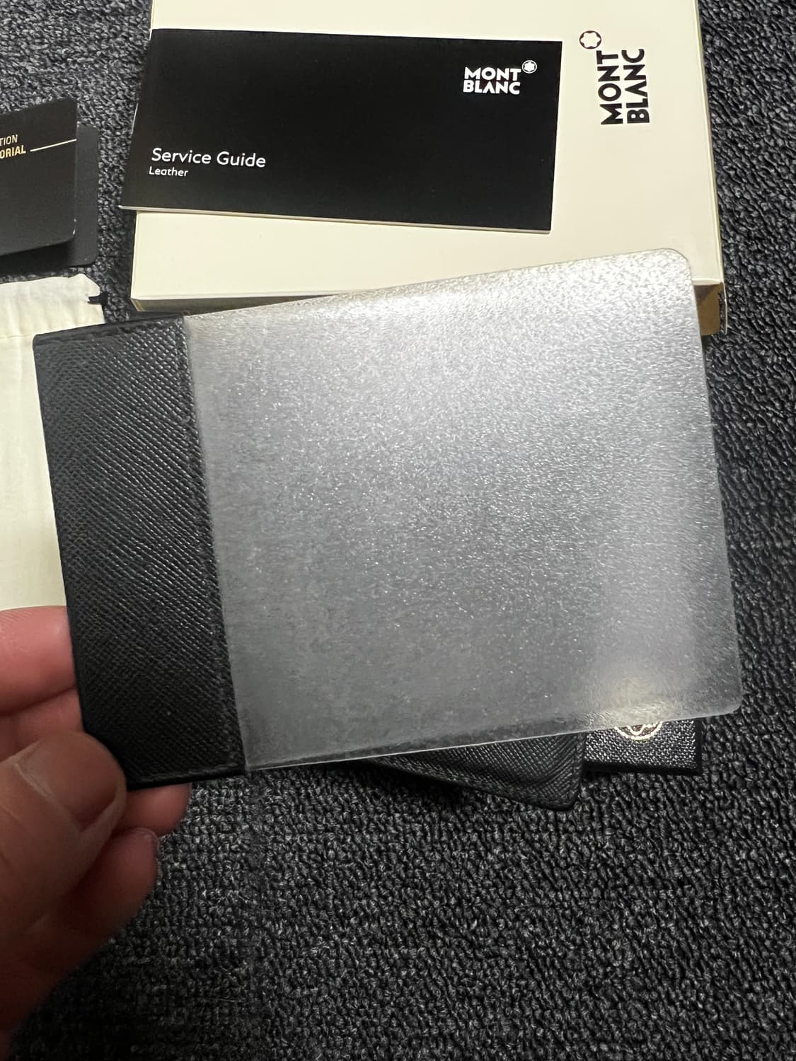 몽블랑 카드지갑 사토리얼 4cc ID 포켓 남성카드지갑 130323  상품이미지9