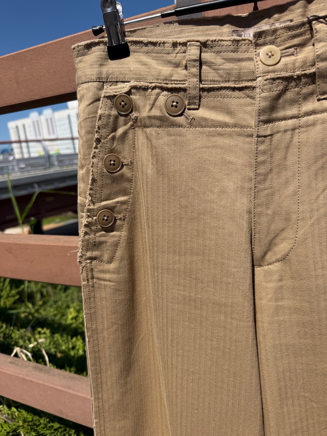 Hiromichi Nakano Herringbone WideLeg(30) 상품이미지3