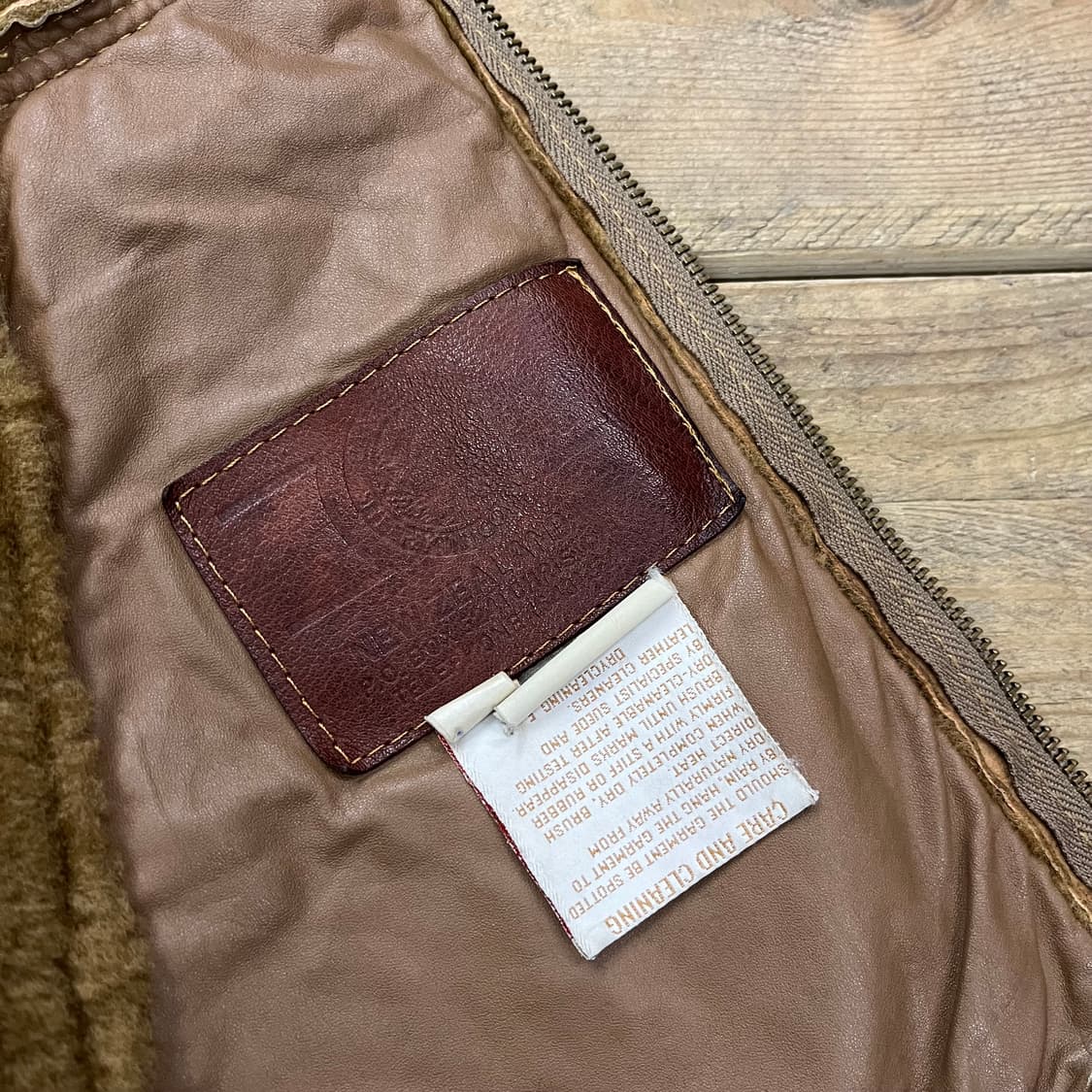 80s 뉴질랜드산 양가죽 양모 무스탕 베스트 빈티지 상품이미지5