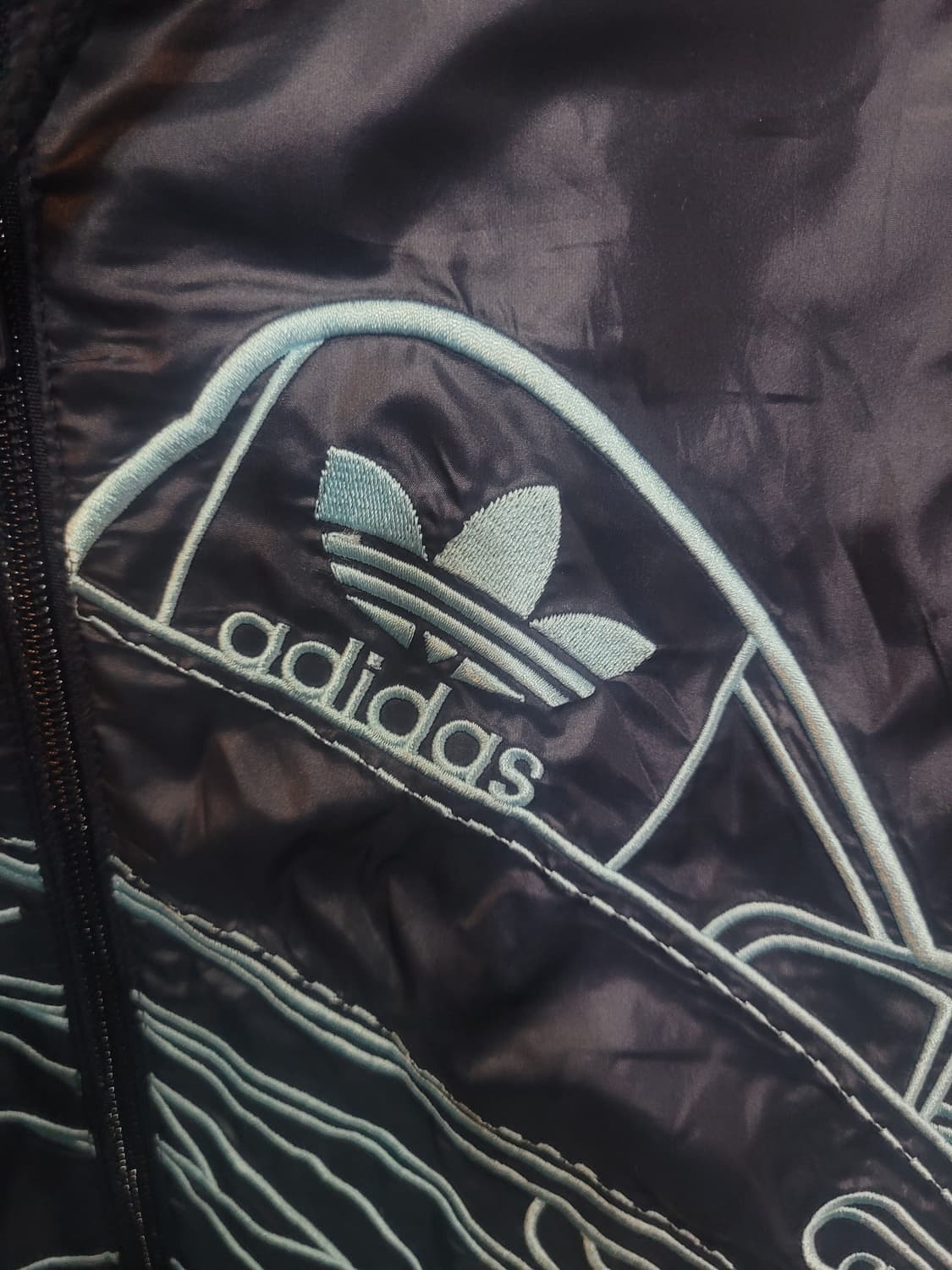 아디다스 슈퍼스타 슈즈 자수로고 후드 집업 희귀 대대장  상품이미지3