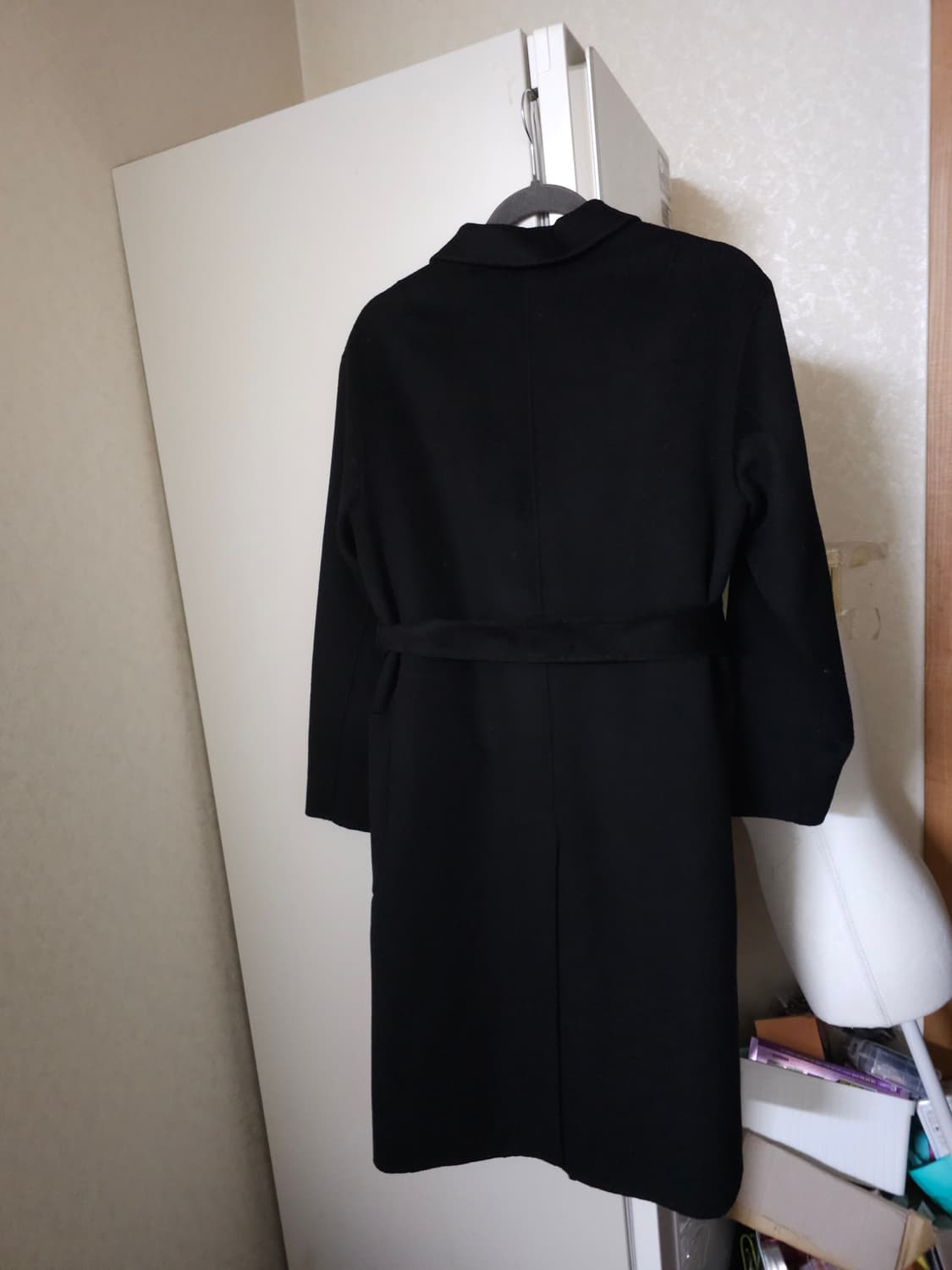 퓨어다 메리노울100% 구스패딩 핸드메이드 코트 상품이미지6