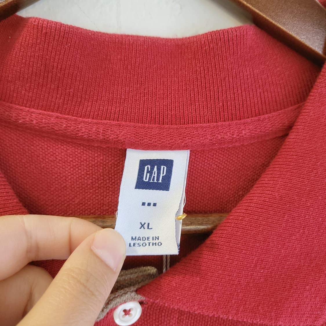 GAP 빈티지 피케 카라티셔츠 XL 상품이미지7