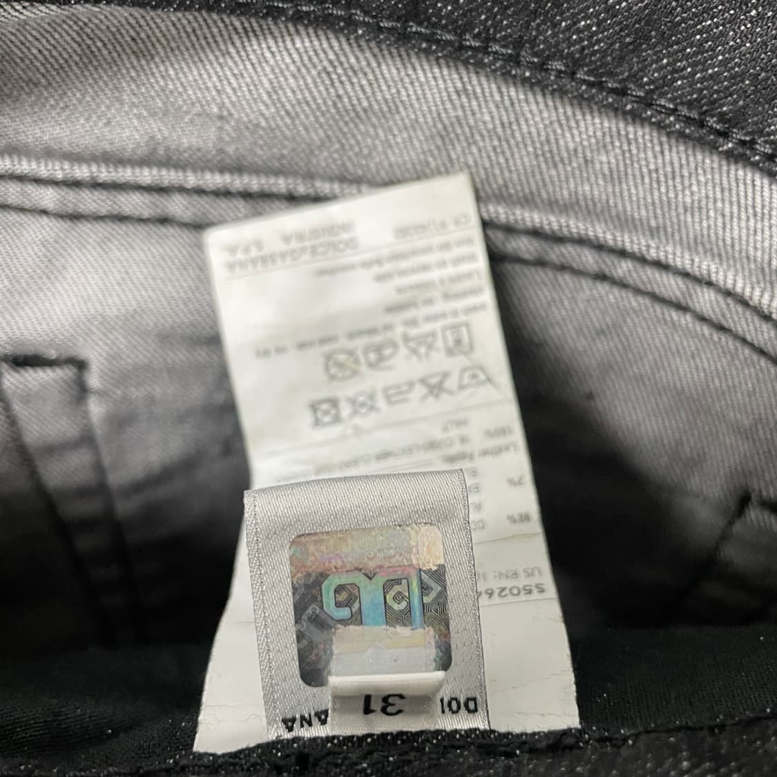 돌체앤가바나 흑청 데님 팬츠 31 상품이미지7