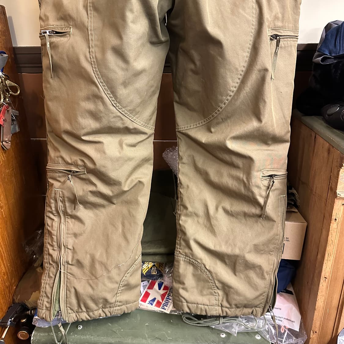 미군 오리지널 CVC 전차병 커버올 LR 상품이미지10