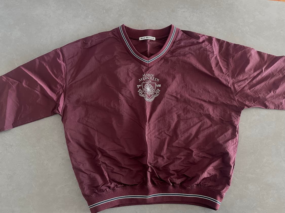 마르디메크르디 나일론 맨투맨 상품이미지2