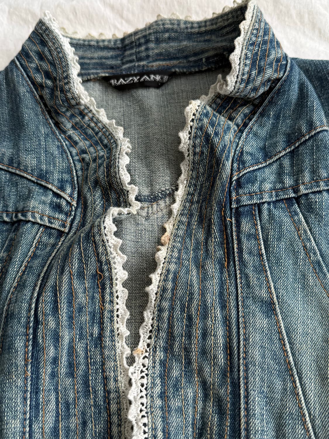 페어리 러블리 데님 숏자켓 상품이미지8